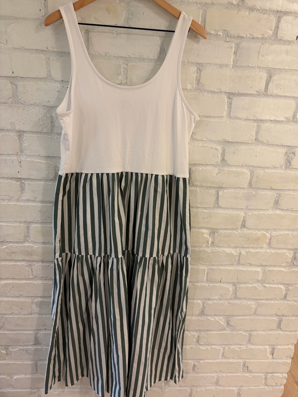 J.Crew Factory Striped Tiered Knit Mixy Dress (B4)